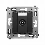 ДКС 4412513 Розетка телевизионная проходная TV СП Avanti Черный матовый DKC 4412513 DKC