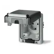 ДКС DIS5706407 Розетка панельная Компактная Защита IP66 с вставленной вилкой DKC