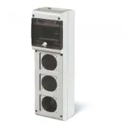 ДКС DIS6323500 Корпус на 6 модулей и 3 поста с основанием 70х87 мм DKC