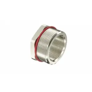 ДКС EXDR-M40M25SB Взрывозащищенный Ex d e переходник Тип А наружрезьб М40х1,5 - внутррезьб M25х1,5 Никелированная латунь IP66/67/68 DKC