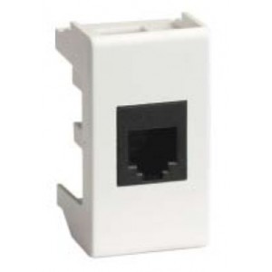 ДКС 45017 Телефонная розетка RJ-11, «Viva», 1 мод, белая DKC