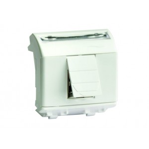 ДКС 75669S Комроз RJ45 кат6 экран, 8P8C, Brava, слонкость, 2мод DKC