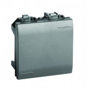 ДКС 77012N Переключатель, черный, 2мод DKC