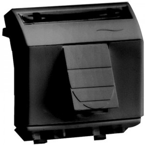 ДКС 77451N Комроз RJ45 кат6, 8P8C, Brava, черн, 2мод DKC