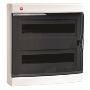 ДКС 84636 Щиток настен с дверцей 36(2X18) мод,IP41, белый DKC