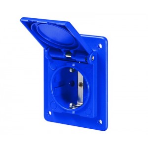 ДКС DIS5704061 Розетка панельная, IP54, с увеличенным фланцем 70x87 DKC