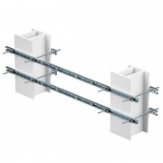 ДКС EX-D2TRB040515U Комплект монтажных профилей обжимной тип 3 крепление к двум стойкам 350х400мм длина профиля 1500мм для крепления 2 оболочки(ек) одного типоразмера с видом защиты Ex d гор оцинк DKC EX-D2TRB040515U DKC
