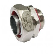 ДКС EX6014-32A Взрывозащищенная Ex e муфта металлорукав-коробка DN26 мм M32х1,5Никелированная латунь IP66/67 DKC