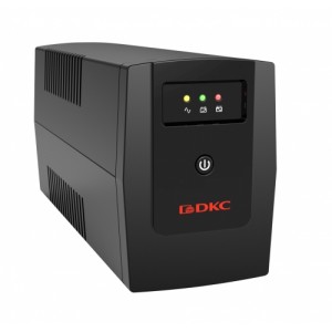 ДКС INFO600S Линейно-интерактивный ИБП, Info, 600VA/360W, 2xSchuko, 1x7Aч DKC