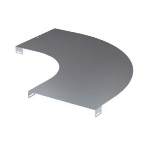 ДКС LK0063ZL Крышка на угол горизонтальный 90º, осн600, R300, цинк-ламельная DKC