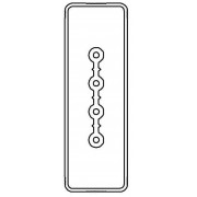 ДКС LTC25DSP41AA000 Секция прямая шинопровод 2+0 точек отвода L=3000мм Cu 4P 25A DKC