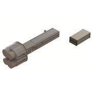 ДКС LTC25FFED4AA000 Питающий элемент + заглушка, тип 2, Cu, 2P+2P/4P+4P/4P+2P, 25A DKC