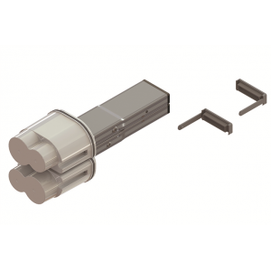ДКС LTC40LFED3AA000 Питающий элемент + заглушка, тип 1, Cu, 6P, 40A DKC