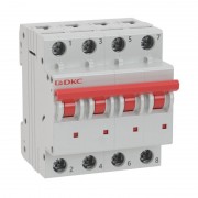 ДКС MD63-3NB10-10 Выключатель автоматический модульный 3N 10А B 10кА MD63 YON MD63-3NB10-10 DKC