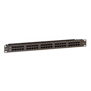 ДКС RN3PP501BK Патч-панель телефонная 19,1U,CAT3, 50 портов RJ45 DKC