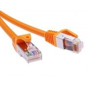 ДКС RN6AFU4520OR Патч-корд экранированный CAT6A F/UTP 4х2, LSZH, оранжевый, 20м DKC
