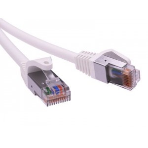 ДКС RN6FU4530WH Патч-корд экранированный CAT6 F/UTP 4х2, LSZH, белый, 30м DKC