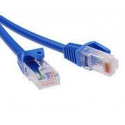 ДКС RN6UU4510BL Патч-корд неэкранированный CAT6 U/UTP 4х2, LSZH, синий, 10м DKC