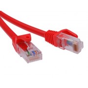 ДКС RN6UU4520RD Патч-корд неэкранированный CAT6 U/UTP 4х2, LSZH, красный, 20м DKC