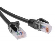 ДКС RN6UU4550BK Патч-корд неэкранированный CAT6 U/UTP 4х2, LSZH, черный, 50м DKC